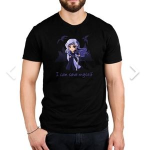 Teeturtle's I can save myself princess shirt